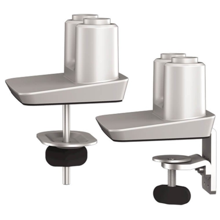 BRAS PORTE-ECRAN 1 ECRAN FOLLO MODULAR - GRIS ALUMINIUM