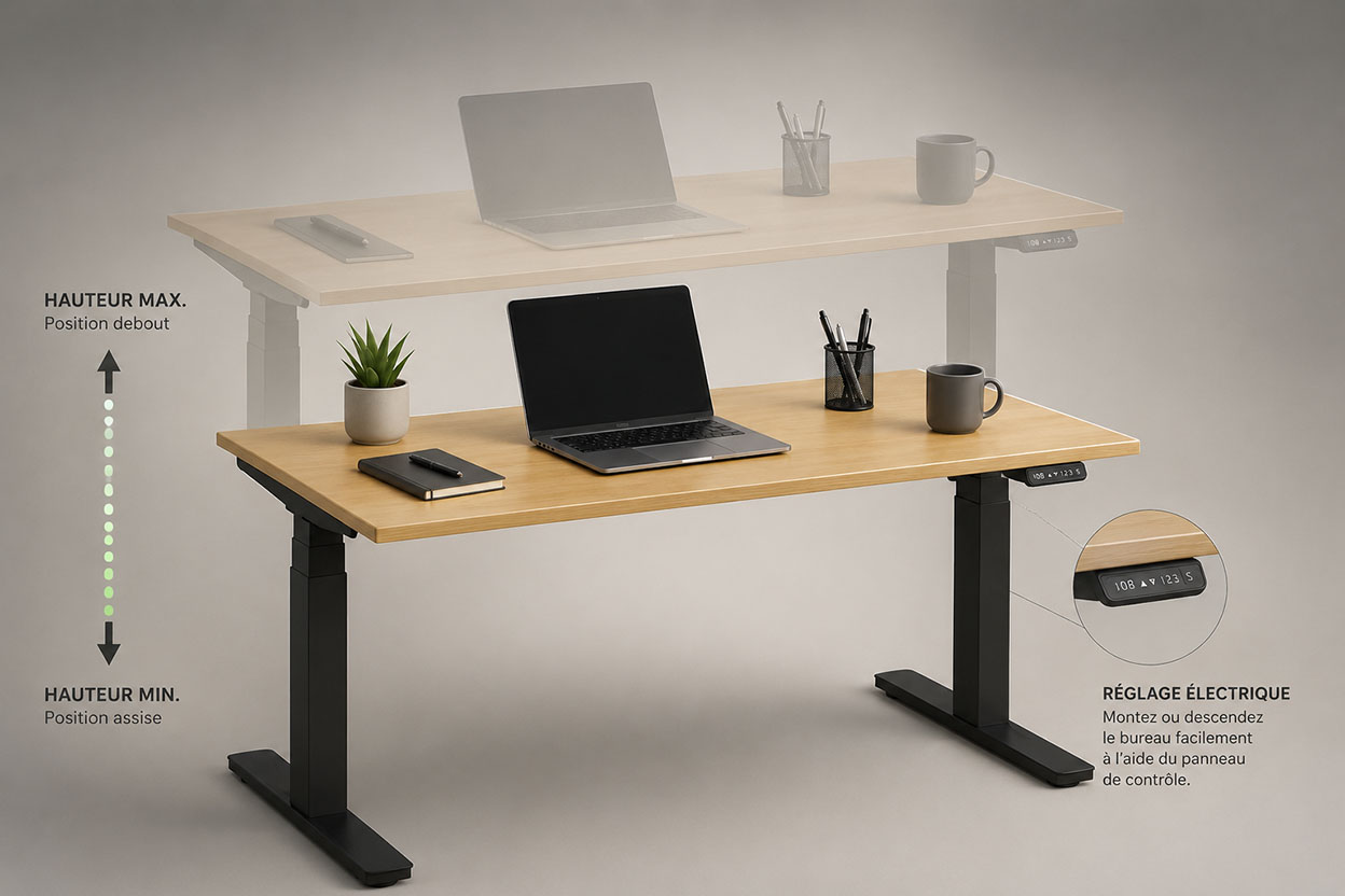 Bureau réglable